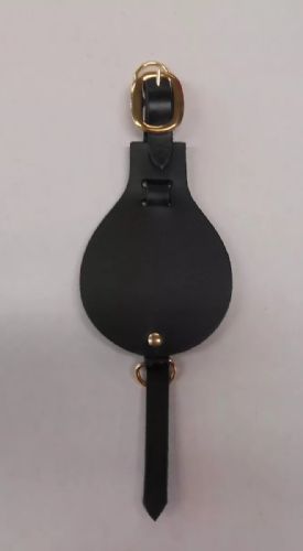 Martingales Black Leather Horse Brass Straps -Buckled - Various Sizes (LM1)